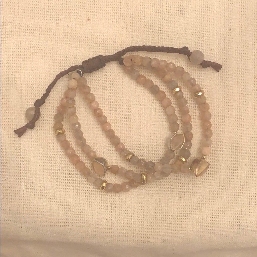 TAI Triple Strand Beaded Bracelet